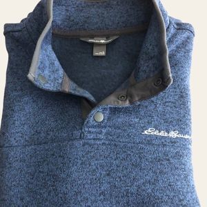 Eddie Bauer Men's/Women's Snap Fleece Pullover🔥